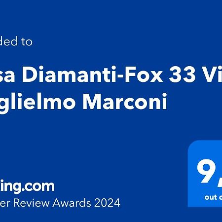 SonninoCasa Diamanti-Fox 33 Via Guglielmo Marconiアパートメント エクステリア 写真