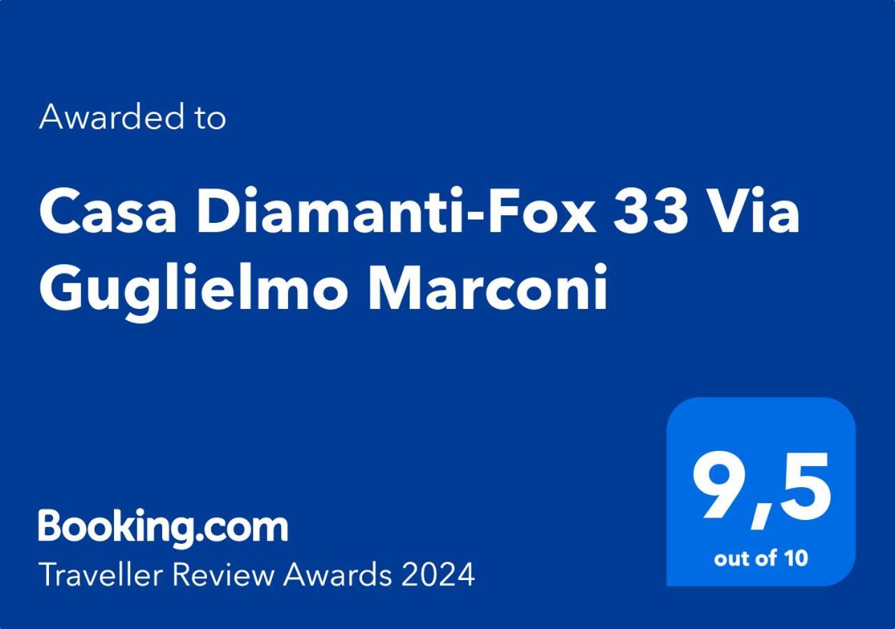 SonninoCasa Diamanti-Fox 33 Via Guglielmo Marconiアパートメント エクステリア 写真